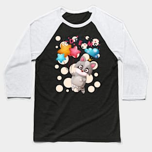 Dream Raccoon Baseball T-Shirt